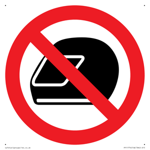 P920 Prohibition: No motorcycle helmets